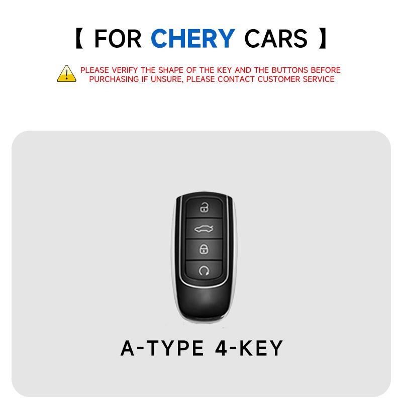 Custodia Copri Chiave per Auto in Vera Pelle Borsa Chiave per Chery Jaecoo J7 J8 7 Tiggo 8plus 5 Plus 7pro Max Omoda 5 Set di Protezione Accessori