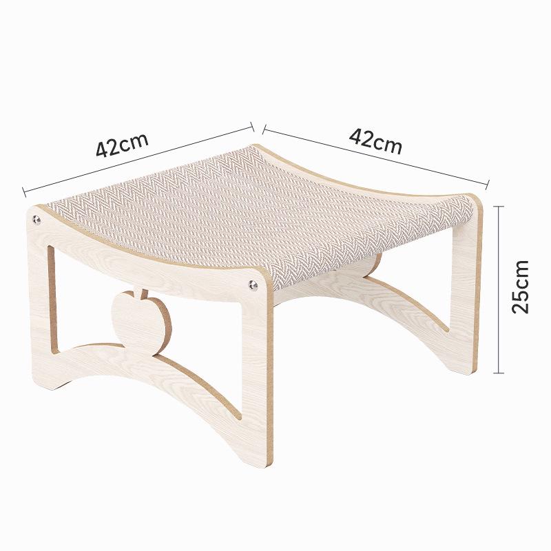 

Premium Removable Washable Cat Tree with Off-Ground Bed and Vertical Cave Natural Color MS0106 - For Cats/Dogs Under 20 lbs слоновая кость/белый