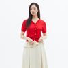PLASTIC ISLAND Texture-Deformed V-Neck Knit Cardigan Ps2Kg562
