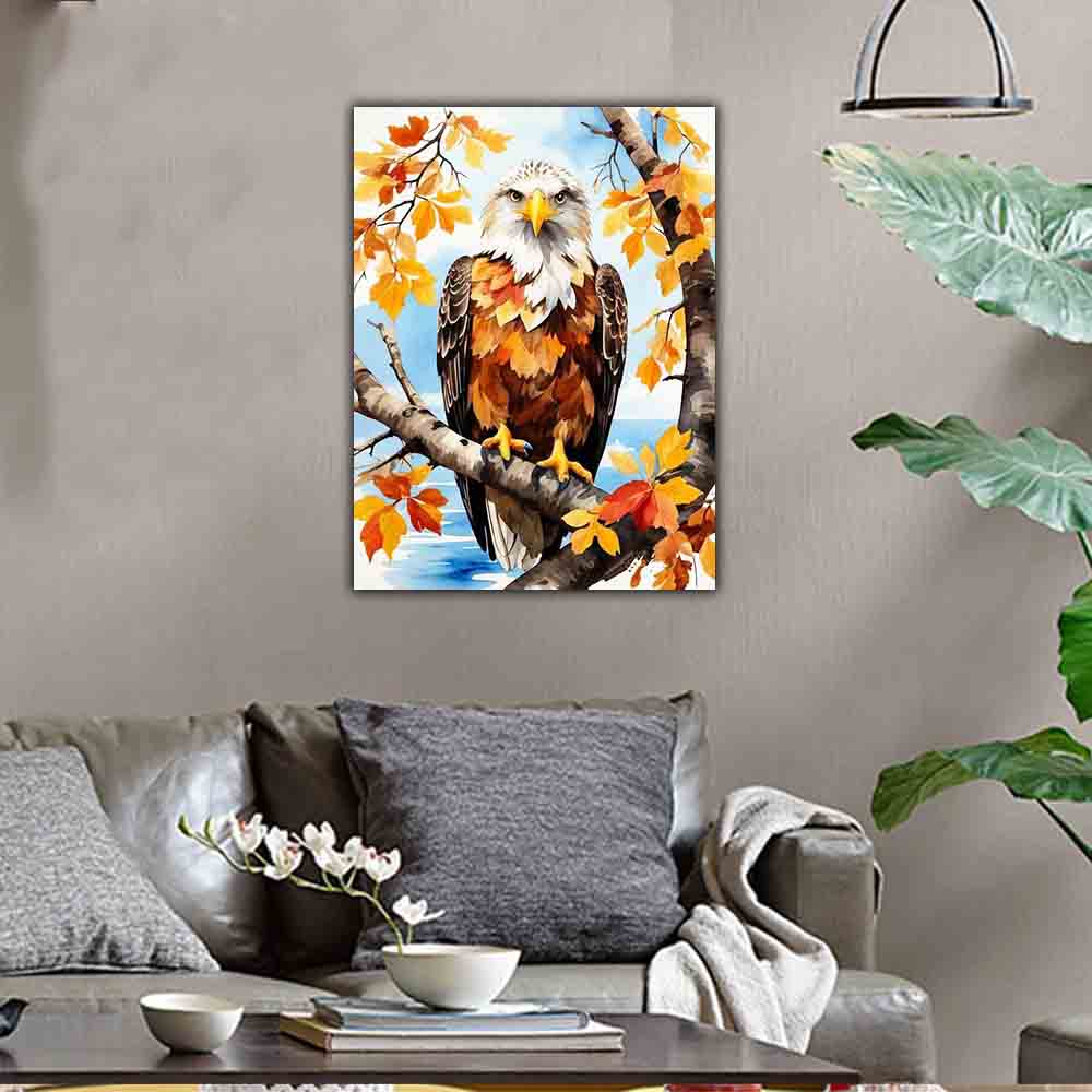 Round Diy Painting Diamond Full Cross Stitch 3d Animal Scene Home Decorative Art Painting Architectural Diamond Painting 5d Diamond Art Painting