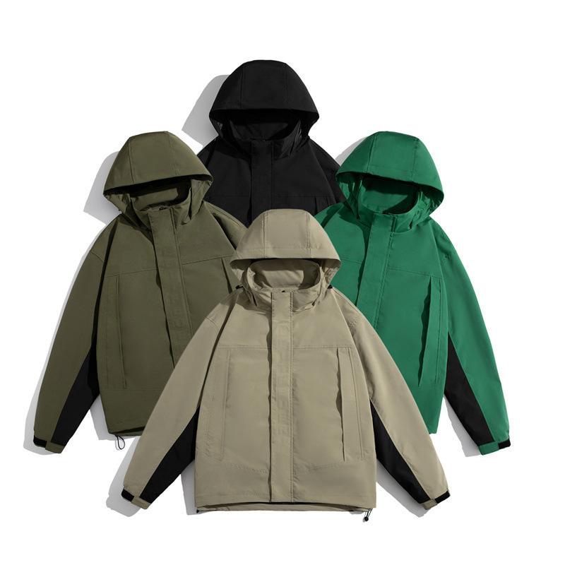 Spring New Hooded Jacket Men's Spring and Autumn Large Size Versatile Loose Spring Hooded Top
