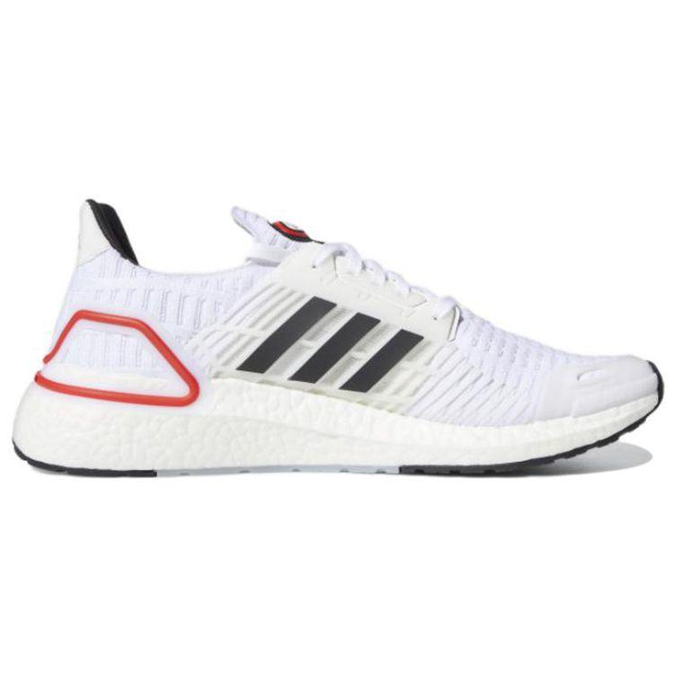 Adidas UltraBoost ClimaCool 1 DNA Białe Żywa Czerwień Unisex Sneakersy Chmurnobiałe Rdzennie Czarne GZ0439