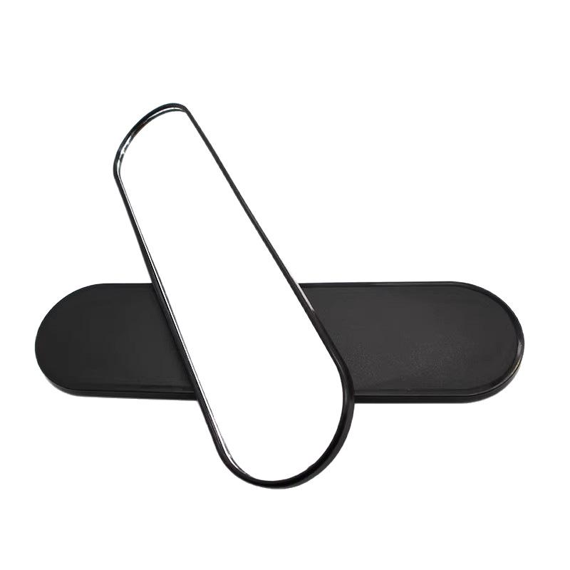 Car Interior Wide-Angle Flat Rearview Mirror with Suction Cup for Coaching