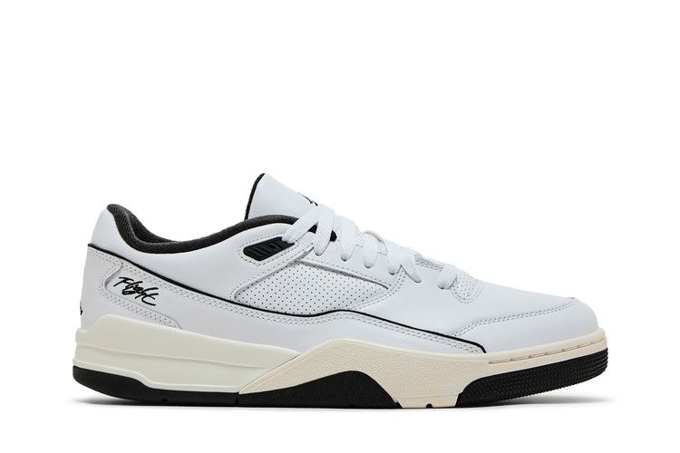 Jordan Flight Court White Sail Black