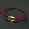 Noter Casual Fashion Adjustable Unisex String Bracelet 3mm Sweat Absorbing Fabric Handmade Friendship Braslet 10 Colors Options