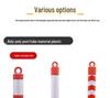 80cm Reflective Tumbler Warning Post - Removable Road Barrier Guardrail & Anti-collision Post