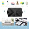 Leeseph Bathroom Silicone Soap Drain Mat Soap Tray Kitchen Sink Sponge Holder Self Draining for Kitchen Counter Sink Organizer