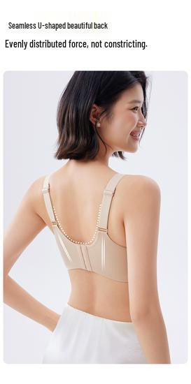 Seamless Jelly Soft Support Bra for Women - Comfortable, Wire-Free, Anti-Sag, Plus Size, Breathable, and Smooths Underarm.