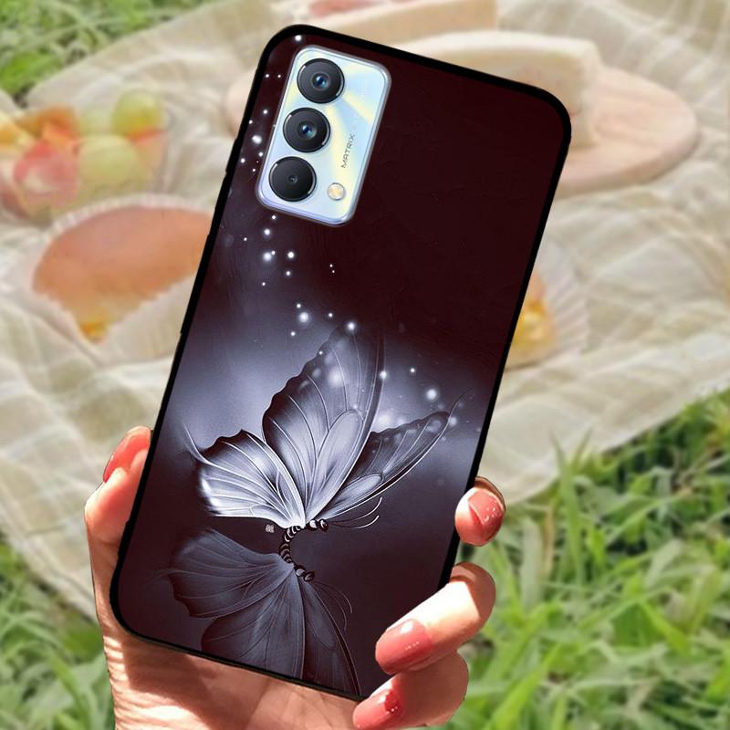 Für Realme GT Master Edition Hülle Marmor bemaltes Cover Weiches Silikon Stoßfeste Handyhülle Für Realme GT Master Hülle Bumper