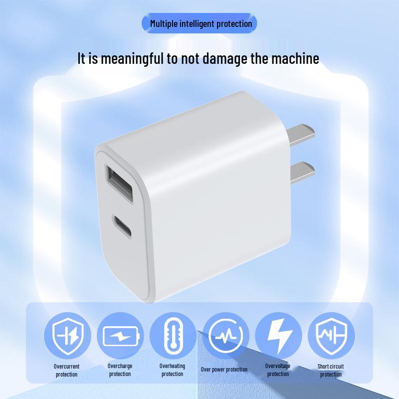 30W Dual Port PD Fast Charger for Huawei & Apple 14/15