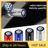 2026 Nytt För VOLKSWAGEN VW Bilstyling Metalliska Bil Däckventilhattar Dammskydd Tillbehör För Volkswagen Passat GTI Jetta R-L