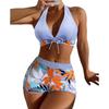 Damski dwuczęściowy strój kąpielowy Letni zestaw bikini