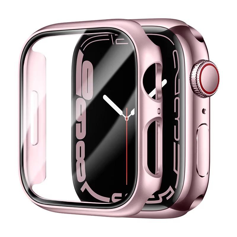 Case for Apple Watch 46mm 42mm 49mm 45mm 41mm 44mm 40mm PC Bumper Anti-fall Protective Sleeve iWatch Series 11 10 Ultra 9 8 7 SE