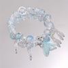 Set di Braccialetti da Donna di Alta Gamma Nove Pezzi con Design a Farfalla in Stile Cinese
