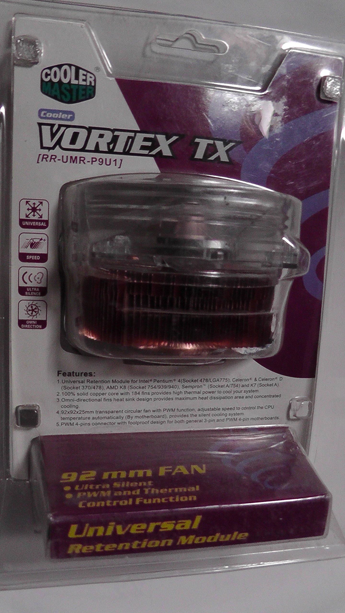 

CoolerMaster CPUFAN VortexTX Copper Heatsink RR-UMR-P9U1
