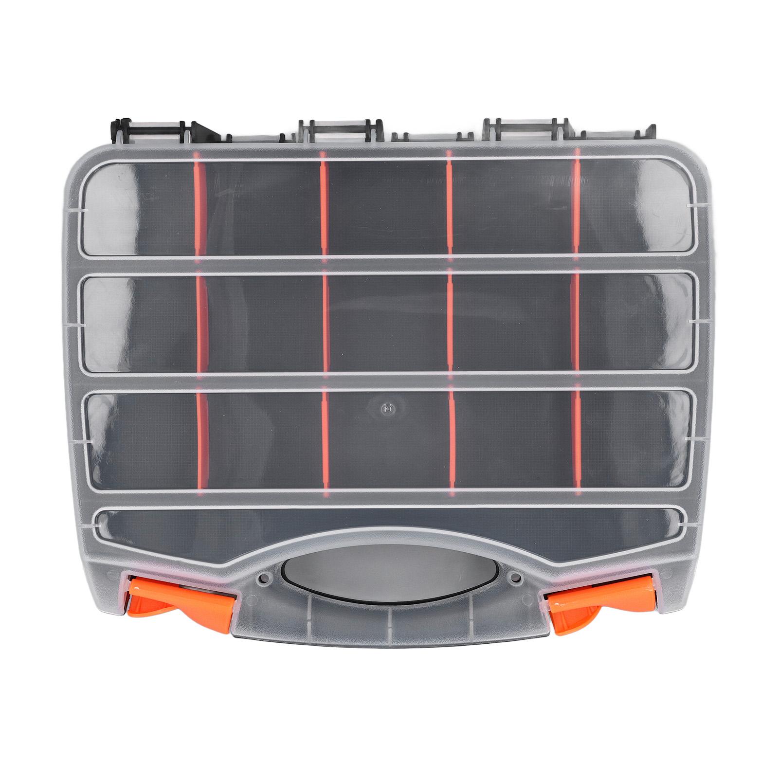 

Двусторонний органайзер для деталей со съемным разделителем, пластиковый отсек для хранения электронных компонентов, винтов