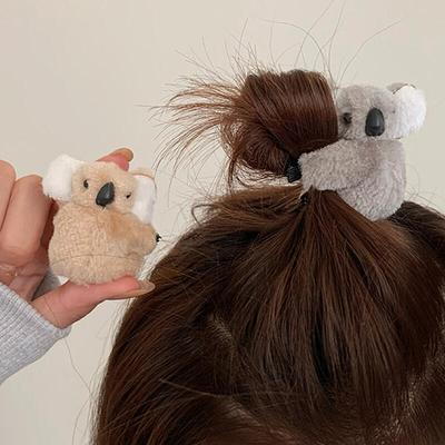 Amor Fluffy Women's Hair Koala Clip