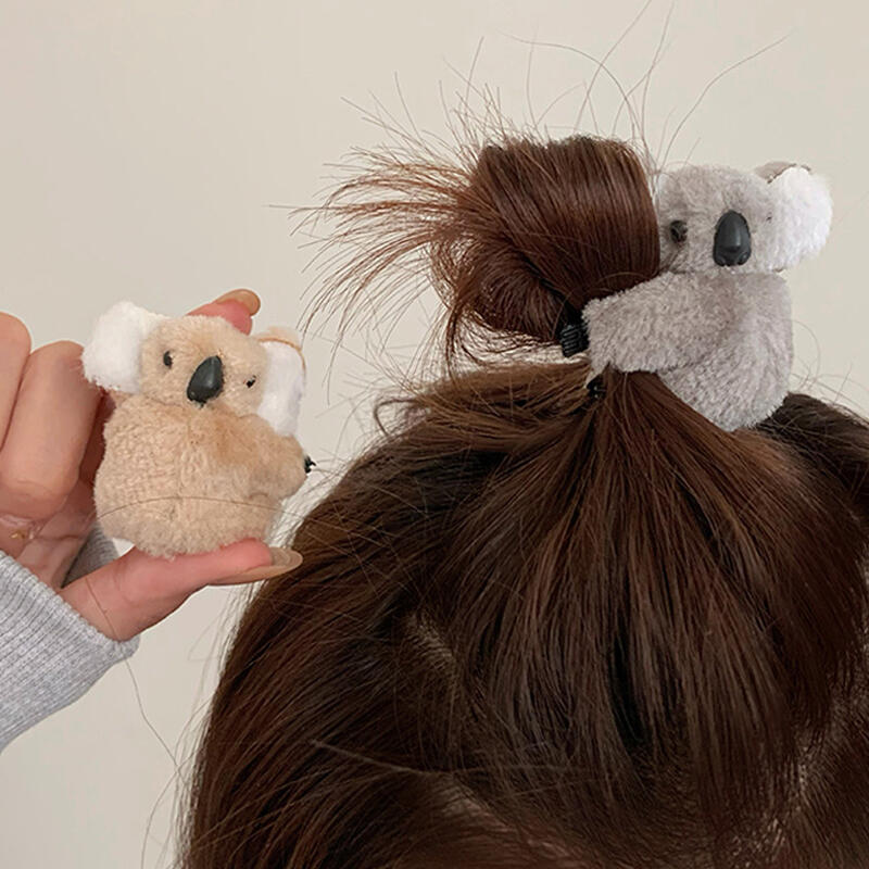 

Amor Fluffy Women s Hair Koala Clip
