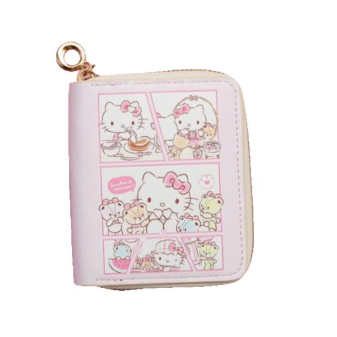 Hello Kitty Women's Cartoon Wallet - Cute, Waterproof, Wear-resistant Coin Purse