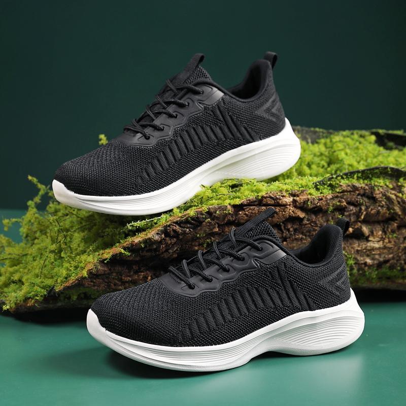 TUINANLE Couples Shoes Mesh Breathable Platform Sneakers for Women Lightweight Casual Men Trainers Shoes