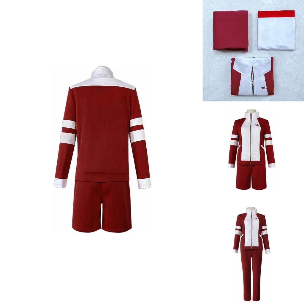 Vibrant Red Tresen College Uniform Tokai Teio Cosplay Sportswear Pretty Derby