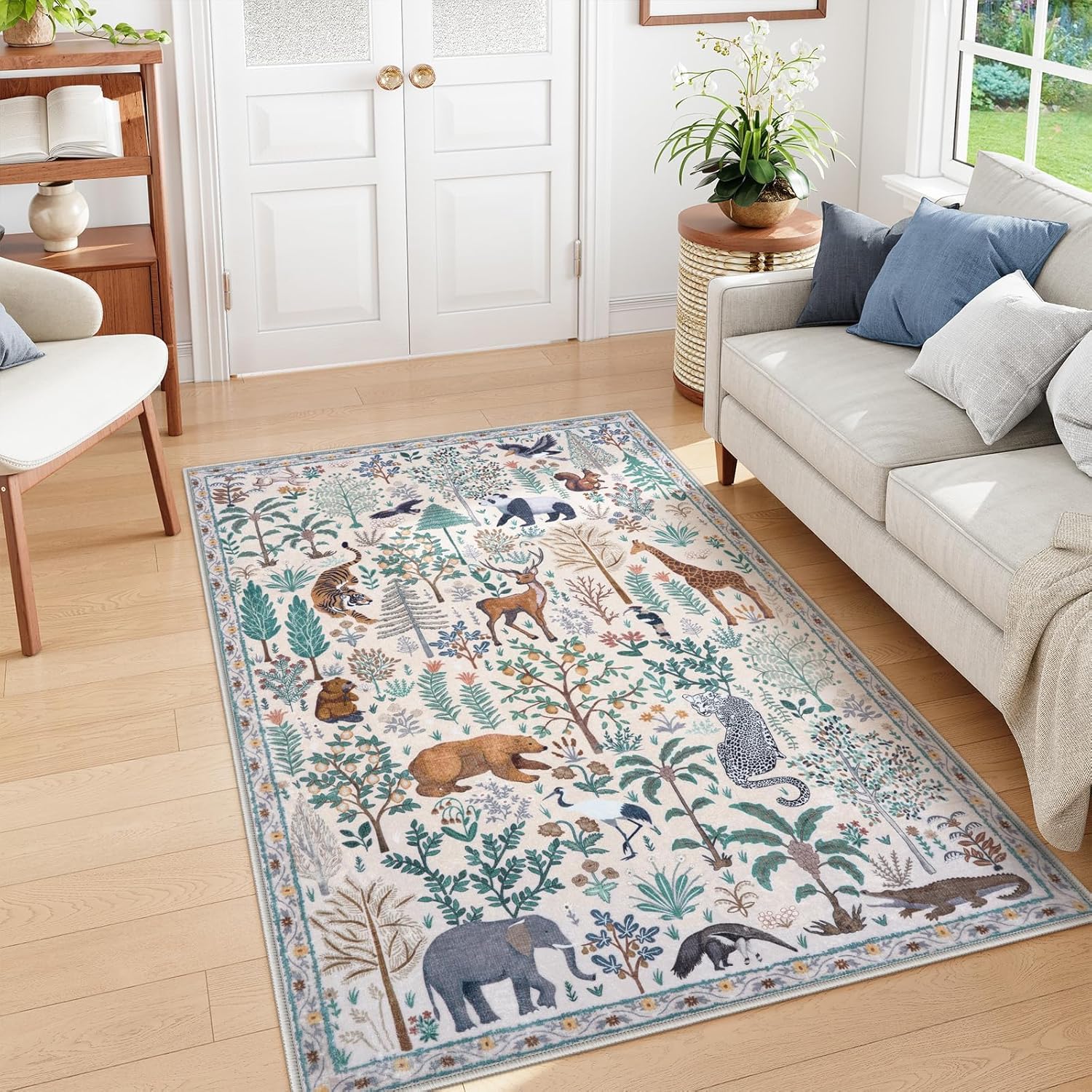 

Plant Flower Animal Carpet Children s Soft Crawling Mat Large Area Carpet Room Decoration Door Mat Home Decoration 50x80cm