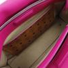MCM Mirror Handbag MWT 6SMA04 PU001 2WAYShoulder Pink Leather Women Used