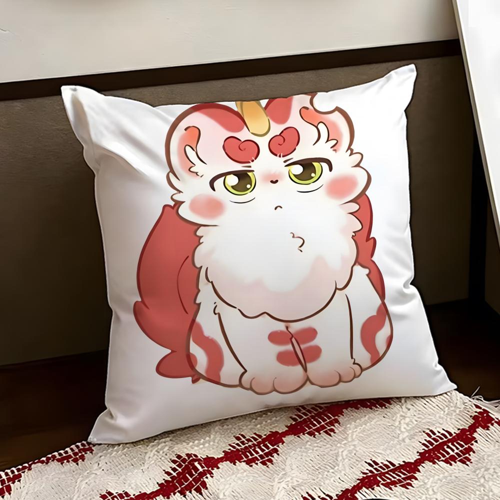 Cute You Shou Yan Cushion Cover Reversible Soft Durable Pillow Cover Home  Car MultiScene Use for Daily Comfort