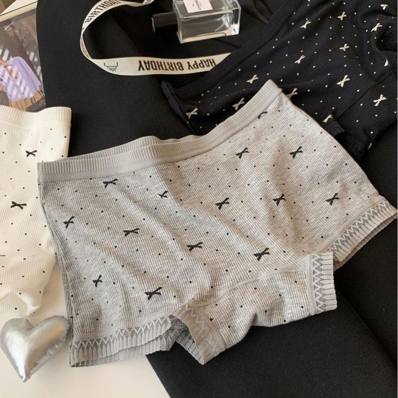 

10A Антибактериальное Полностью Хлопковое С Удлиненной Ластовицей Защитное Нижнее Белье Женское Хлопок Класса А Четырехугольное Плоское Нижнее Белье Женское L серый