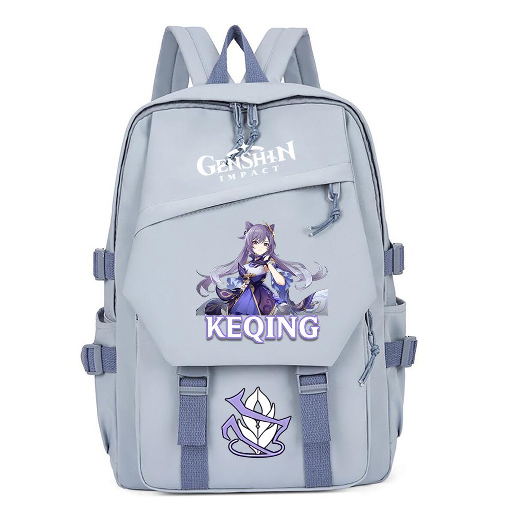 Game Genshin Impact Print Backpack Girls Boys School Bags Student Fashion High Quality Travel Bagpack Children Anime Backpack