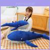 Adorable Blue Whale Plush Toy Soft And Cuddly Stuffed Animal Pillow For Girls And Boys