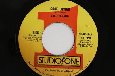 7inch Record LORD TANAMO - Good Loving SO0042 STUDIO ONE 1981 US Reggae, Ska & Dub Used