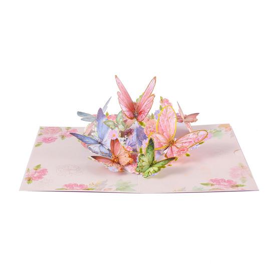 

Об ємна листівка-розкривачка на День народження «Метелик» Ручна робота Листівка-сюрприз зі складним висіченим дизайном Унікальний подарунок для друзів Родини Поздоровлення з річницею