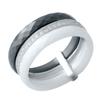 Silberring mit Keramik (2021346) 6,22 gr. 925 Proben