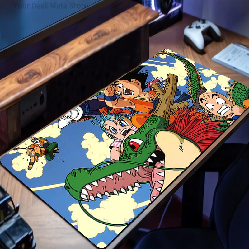 Mouse Pad Laptop Dragon Ball Gamer Cabinet Keyboard Pad PC Non Slip Rubber Anime Mousepad Office Computer Gaming Desk Mouse Mat