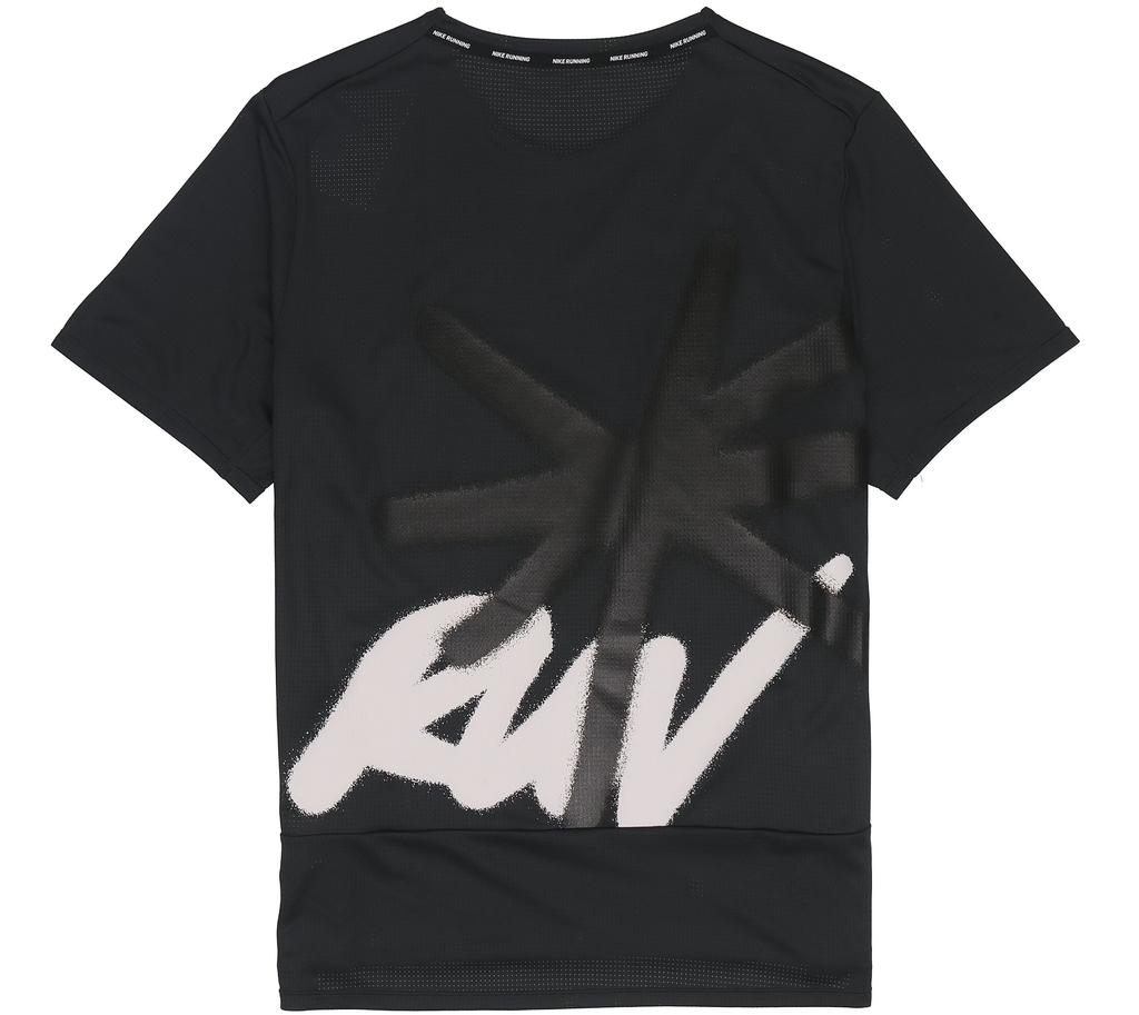 Nike Camiseta de Running para Hombre Negra DD5356-045