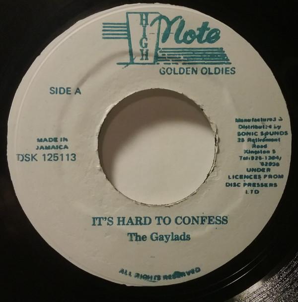 

7inch Record GAYLADS - It s Hard To Confess / I Need Your DSK125113 High Note Jamaica Reggae, Ska & Dub Used