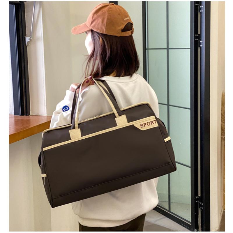 2025 Neue Einfache Mode Tourentasche Freizeit Kurzstrecken Reisegepäcktasche Oxford Wasserdicht Große Kapazität Sport Fitness Tasche Unisex Yoga Tasche