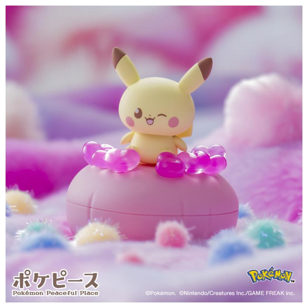TAKARA TOMY Pokémon Pocket Monster PokéPiece Heart-filled Pikachu Peaceful Doll