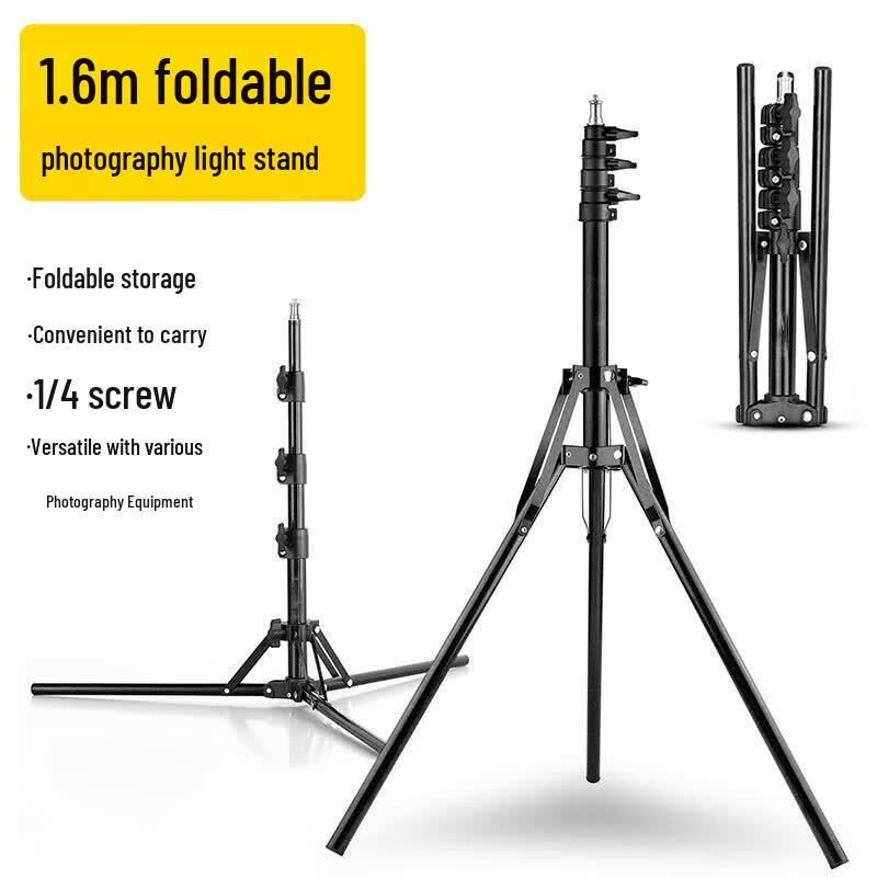 Zhi Xin Yun Cai Carbon Steel Foldable Light Stand Tripod