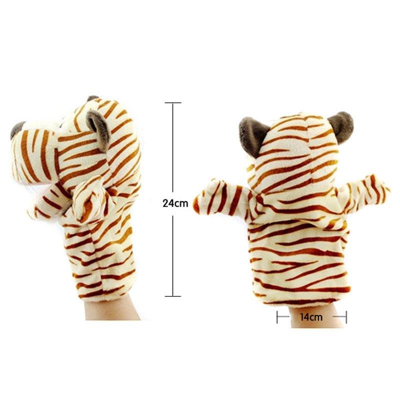 25cm Păpușă de Mână Drăguță Jucării de Pluș cu Animale Păpuși de Mână Educative pentru Bebeluși Păpușă Desen Animat pentru Joc de Rol Spunere Povești Jucărie pentru Copii