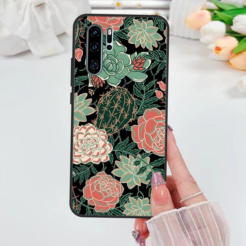 Tropical Flowers Case For Huawei Nova 5T 3i 7i 8i 11i 10 9 SE Y60 Y61 Y70 Y90 P20 P40 Lite P60 P30 Pro Cover