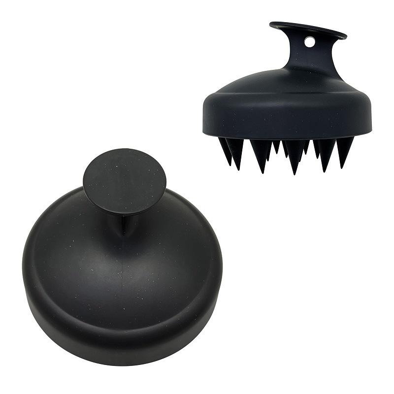 Korean Style Silicone Scalp Massager Soft Rubber Shampoo Brush