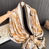 Silk Scarf Female Fashion Simulation Silk Temperament Beach Scarf Female  New Scarf Scarf Dual Purpose Shawl Overlay