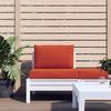 2 Piece Pallet Cushions Melange Red Fabric