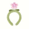 1pc Women'S Cute Charming Peach Plush Hair Hoop Women'S Face Washing Non-Slip Soft Hair Band