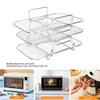 3 Layer Fryer Rack 304 Stainless Steel Dehydrator Rack Multi Layer Grill Rack Dishwasher Safe Detachable Fryer Accessories