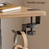 MultiPurpose 360degree Rotatable Headphone Stand Hanger With Strong Carbon Steel Clamp Fit Up To 6.8cm Table Thickness