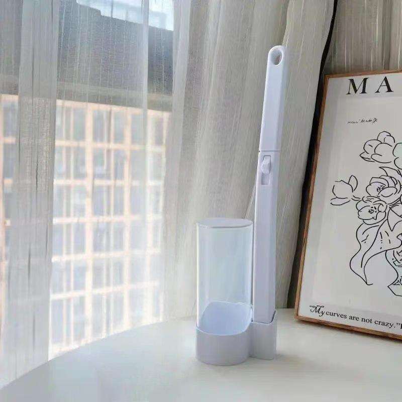 Reise-Essentials: Tragbare Einweg-Toilettenreinigerbürste mit Schaum