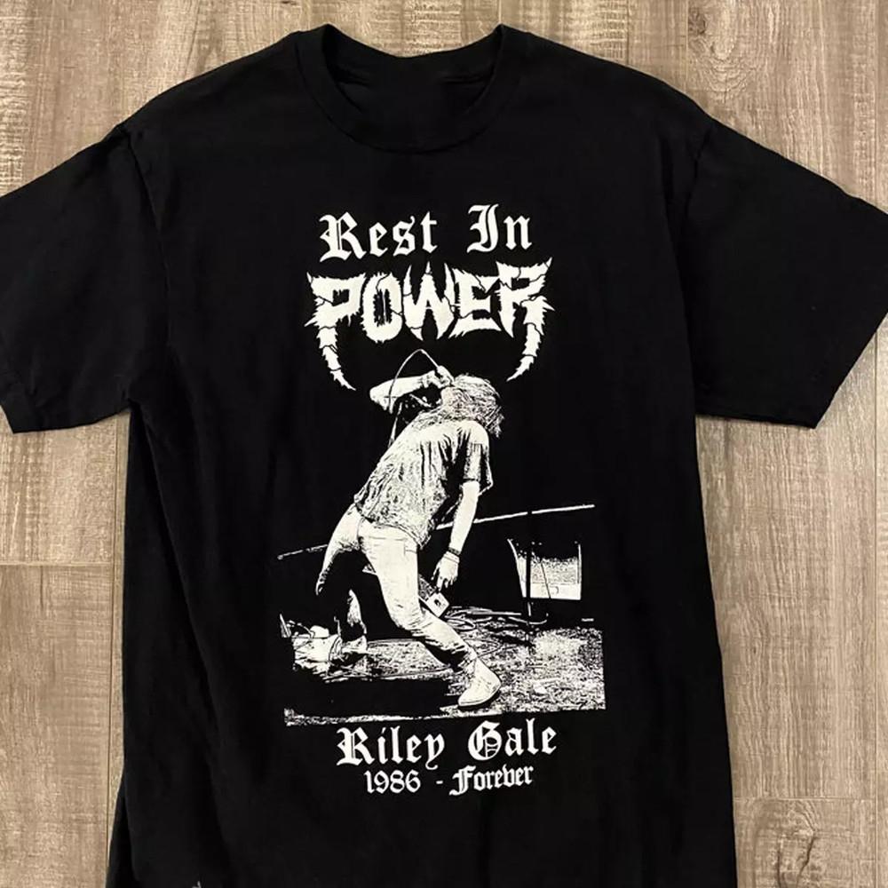 Riley Gale rest in Power Trip band retro T-shirt black Unisex IL022 Unisex T-Shirt XXXL